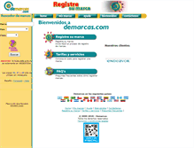 Tablet Screenshot of demarcas.com